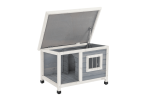 Dog House Outdoor with Balcony; Durable and Thicken Panel; Waterproof Roof; Small Dog House