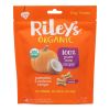 Riley's Organics Organic Dog Treats, Pumpkin & Coconut Recipe, Small - Case of 6 - 5 OZ