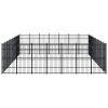 Outdoor Dog Kennel Steel 694.4 ftÂ²
