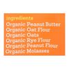 Riley's Organics Organic Dog Treats, Peanut Butter & Molasses Recipe, Large - Case of 6 - 5 OZ