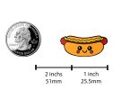 Hot Dog Pin â€“ Super Kawaii Food Enamel Pin