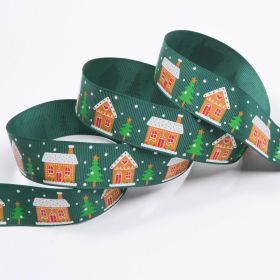 Christmas Ribbon Thread Ribbon Diy Cake (Option: Green3-100yards roll)