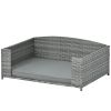 Dog Bed; Pet Bed; Pet Enclosures; Pet Outdoor Furniture; Pet Patio Furniture; Seasonal PE Wicker Pet Furniture; Dog Bed With Cushion
