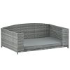 Dog Bed; Pet Bed; Pet Enclosures; Pet Outdoor Furniture; Pet Patio Furniture; Seasonal PE Wicker Pet Furniture; Dog Bed With Cushion