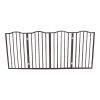 Pet Gate â€“ Dog Gate for Doorways;  Stairs or House â€“ Freestanding;  Folding ;  Dark brown; Arc Wooden