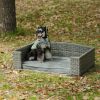 Dog Bed; Pet Bed; Pet Enclosures; Pet Outdoor Furniture; Pet Patio Furniture; Seasonal PE Wicker Pet Furniture; Dog Bed With Cushion
