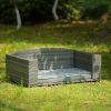 Dog Bed; Pet Bed; Pet Enclosures; Pet Outdoor Furniture; Pet Patio Furniture; Seasonal PE Wicker Pet Furniture; Dog Bed With Cushion