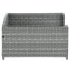 Dog Bed; Pet Bed; Pet Enclosures; Pet Outdoor Furniture; Pet Patio Furniture; Seasonal PE Wicker Pet Furniture; Dog Bed With Cushion