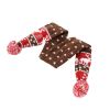 Christmas Knitted Elk Striped Fur Ball Pet Scarf Cat Dog Scarf Teddy Scarf